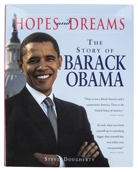 Barack Obama Signed "Hopes and Dreams: The Story of Barack Obama" Hardcover Book (JSA)